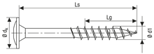 Vis Wirox 15'' Spax Tête Profilé T-50 - Teintures Calfeutrants St-Tite